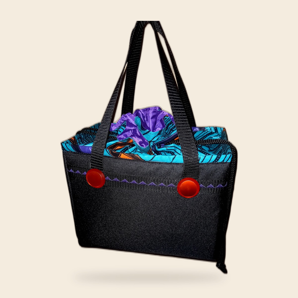 Gift ready tote on cream studio
