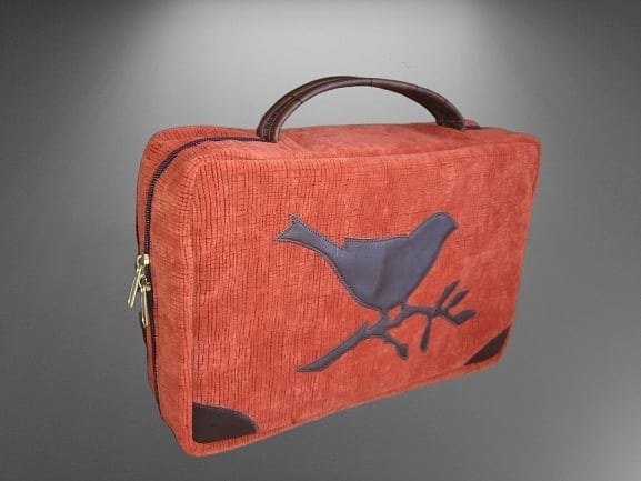 Suede Bible Bag